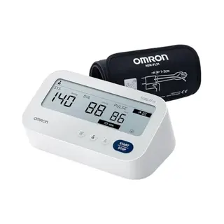 Omron Oberarm-Blutdruckmessgerät X3 Comfort AFib, 2 Nutzer, Mit AFib-Screening Bei Jeder Messung, 2x60 Speicher, Klinisch Validiert, Auch Für