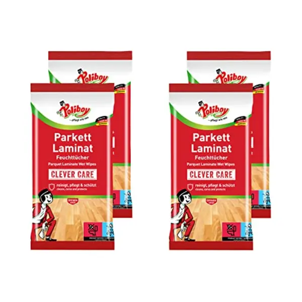 Poliboy Parket + Laminaatdoek - 1 Pak Van 15 Doeken thumbnail