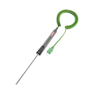 B+B Thermo-Technik 06001002-10 Onderdompelingssonde -50 Tot +1150 °C Sonde Type K Gekalibreerd Op (Meetapparaatkoffer), Metrologie, Zwart