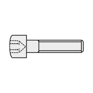 Toolcraft Hexagonal Cylinder Head Screws Din 912 Black M3 X 6mm Pa...
