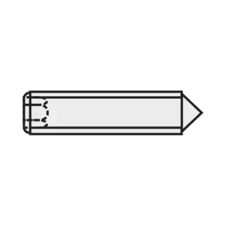 Toolcraft 839851 Stifttap M6 10 Mm Staal 20 Stuk(s)