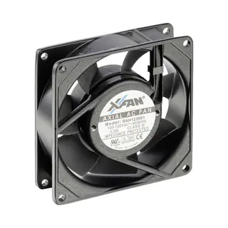 X-Fan RAH1238S1 Axial Fan 230V Ac 163m³/h 120x120x38mm Sleeve Bearings
