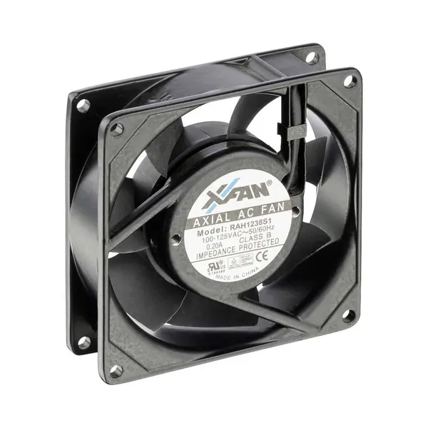 X-Fan RAH1238S1 Axial Fan 230V Ac 163m³/h 120x120x38mm Sleeve Bearings thumbnail