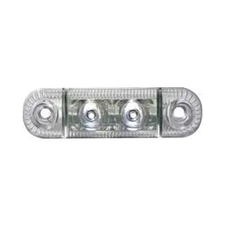 Secorüt - Umriss-markierungsleuchte Markierungsleuchte Seitlich 12 V, 24 V Weiß Klarglas