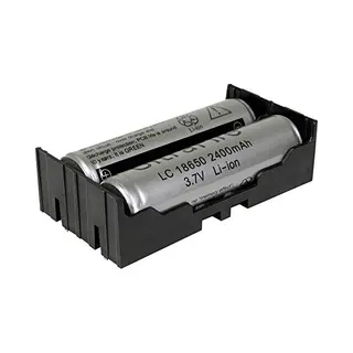 Mpd Bk-18650-PC4 Batteriehalter 2x 18650 Durchsteckmontage Tht (L X B X H) 77.7 X 40.21 X 21.54mm