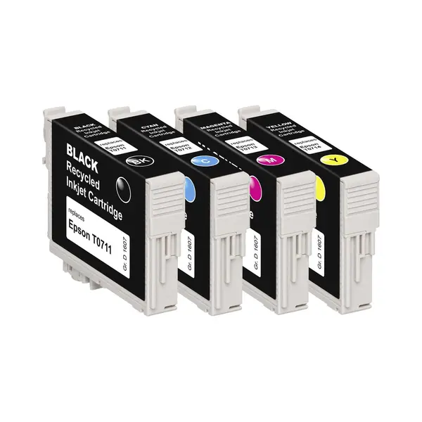 BASETech 1607,4005-126 inktcartridge 4 stuk(s) Compatibel Normaal rendement Zwart, Cyaan, Magenta, Geel thumbnail