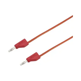 Voltcraft - Msb-300 Messleitung Lamellenstecker 4 Mm Lamellenstecker 4 Mm 1.00 M Rot 1 St.