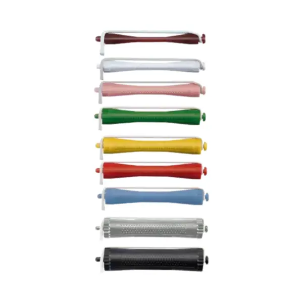 Comair Germany Comair 12 Stuks Krulspelden, 14 Mm Lang, 90 Mm Lang, Met Elastiek, Lichtgrijs, 12 Stuks thumbnail
