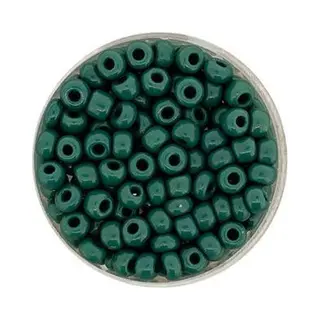 Pracht Creatives Hobby 9226-054 Rocailles Donkergroen Opaque 4.5mm