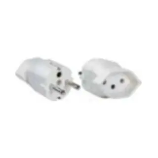 Bachmann 921.012 Netzstecker-Adapter Weiß
