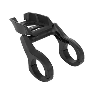 Ergotec Fietscomputer Houder Aluminium Zwart