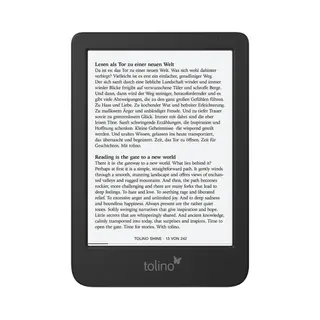 Tolino shine 5 eBook-Reader Touchscreen 16 Gb Wlan Schwarz