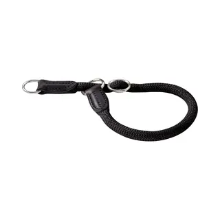 Hunter Training collar Freestyle Black Leather, Nylon, Polyamide, Rope Medium Dog