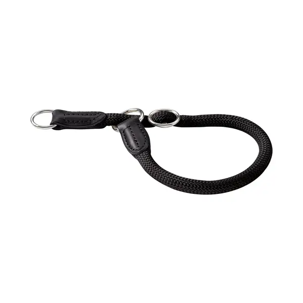 Hunter Training collar Freestyle Black Leather, Nylon, Polyamide, Rope Medium Dog thumbnail