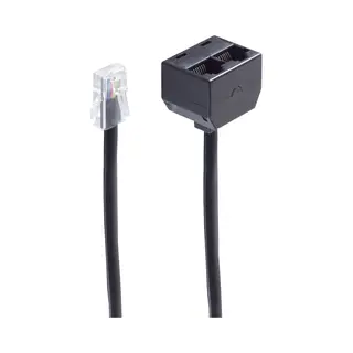 shiverpeaks BS71231-8 Telefonkabel 0,1 m Schwarz