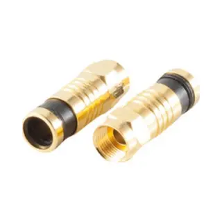 Shiverpeaks S/Conn Maximale Connectiviteit F-connector Voor Vergulde Kabel 7, 2 Mm (Antennekabel), Antennekabel