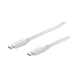 S/Conn 13-45026 Usb Kabel Usb 3.2 Gen 2 (3.1 Gen 2) 1 m Usb C Weiß