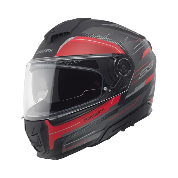 Schuberth S3 Apex Mat Antraciet Zwart Rood Integraalhelm - Maat Xl - Helm thumbnail