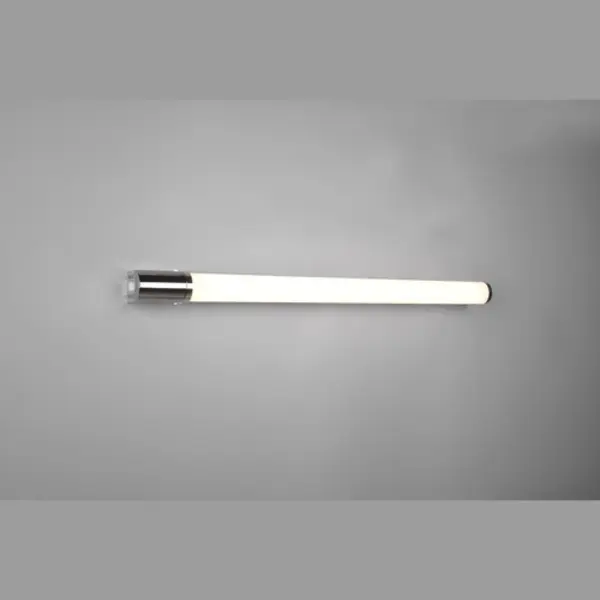 Trio Leuchten Led Bad Wandleuchte Piera 284077906, Kunststoff Chromfarbig, Inklusiv 16 Watt Led, Schalter, Steckdose, Chrom thumbnail
