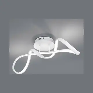 Reality Leuchten Led-Deckenleuchte Perugia Mit Switch-Dimmer, Weiß