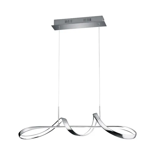 Reality Leuchten Led-Hängeleuchte Perugia Mit Switch-Dimmer, Chrom thumbnail