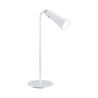 Rl Live Your Light Reality Leuchten Led Tischleuchte Maxi R52121131, Metall Weiß Matt, Inkl. 2 Watt Led, Akku, Dimmer