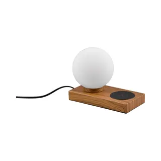 Rl Live Your Light Reality Chloe - Tafellamp - Bruin - Excl. 1x E14 Max 40W - Incl. Laadstation