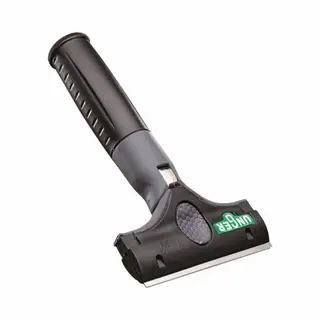 Unger ErgoTec Ninja Schaber (Breite 10 Cm, Winkel Einstellbar, 0° - 30°, Große Schaberfläche, Einfacher Klingenwechsel, Glasschaber) EN100