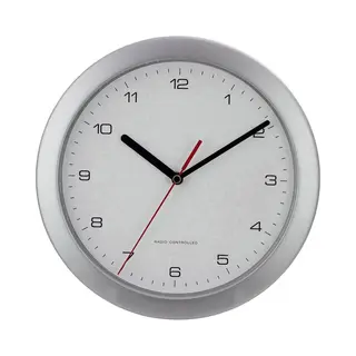 EuroTime, Klok, Radiogestuurde Wandklok 56787 25 Cm X 3, 8 (25 cm)