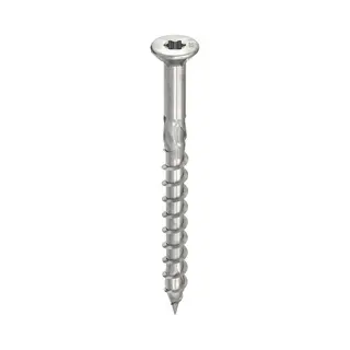 Heco Schrauben - Heco-topix-plus Terrassenschraube - Ø5x60mm - Senkkopf Mit Fräsrippen - Teilgewinde - T20 - Packung Mit 200 Stück - 61766