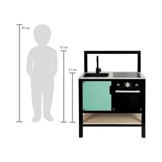 Small Foot - Houten Speelkeuken Industrieel, 6dlg.