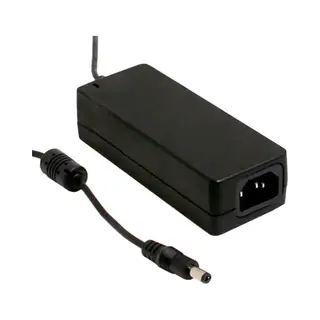 Mean Well GST60A12-P1J power adapter/inverter Universal 60 W Black