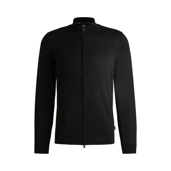 Boss Gebreid Vest 'Balonso' Zwart thumbnail