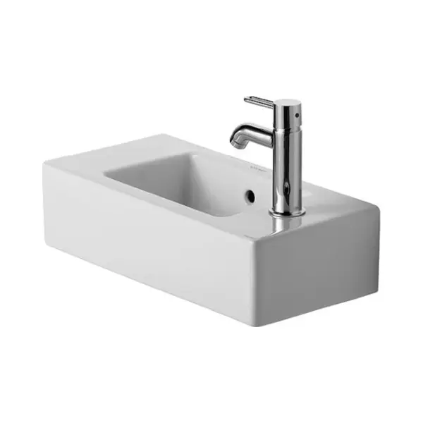 Duravit Möbel-Handwaschbecken Vero 50x25cm, M ÜL, Hlb, Hl Rechts, Weiß thumbnail