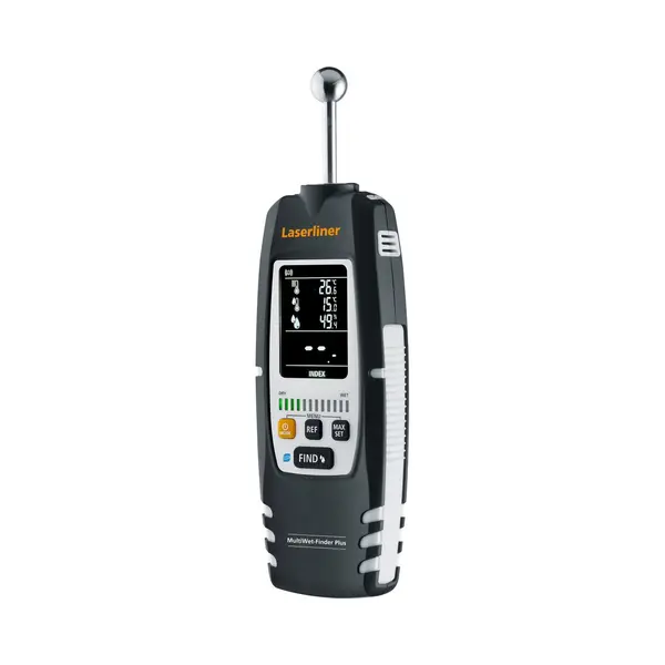 Laserliner MultiWet-Finder Plus Innen elektronisches Hygrometer Schwarz, Weiß thumbnail