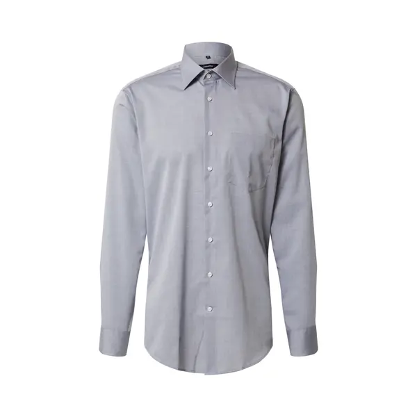 Seidensticker Herren Mens Regular Longsleeve Cotton Business Shirt, Anthra(002000), 46 Eu thumbnail