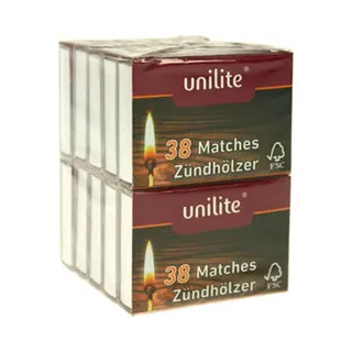 Lucifers - Unilite - 10 Doosjes Van 38 Lucifers