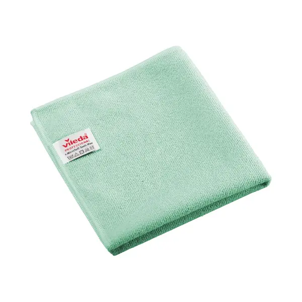 Vileda Professional R-MicroTuff Swift Max Microvezeldoek | Pak Van 5 Stuks | Groen thumbnail