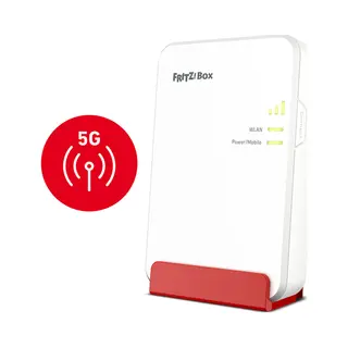 Box Fritz! 6860 5G Edition International draadloze router Gigabit Ethernet Dual-band (2.4 GHz / 5 GHz)