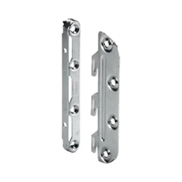 Hettich Bett-Verbindungsbeschlag 127mm, mit 3 Haken 25183, zum Einhängen Stahl Verzinkt thumbnail