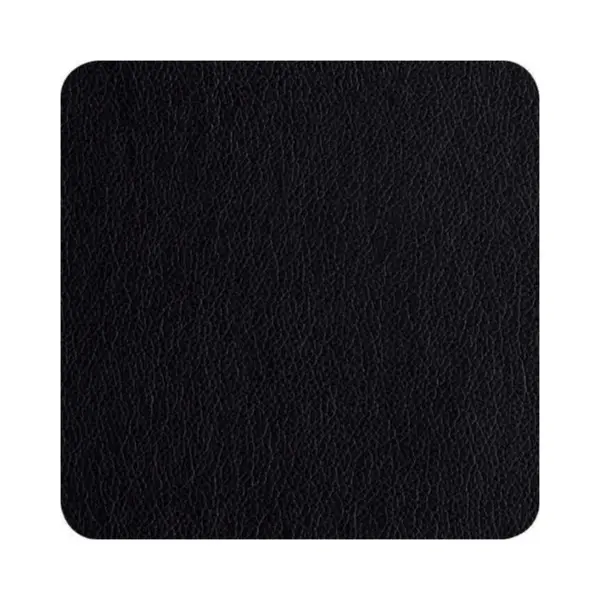 Asa 7835420 Untersetzer - Glasuntersetzer - Schwarz - Kunstleder 10 X 10 Cm thumbnail