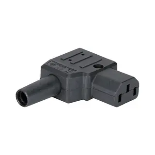 Cablenet 42-0498 elektrische stekker C13 Zwart 2P+E