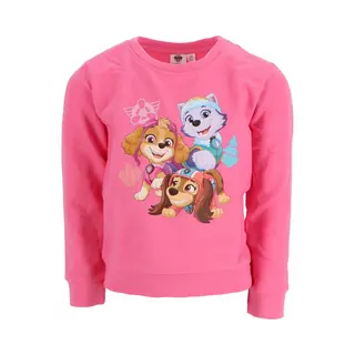 United Labels Paw Patrol Sweatshirt Für Mädchen - Kinder Pullover Oberteil Langarm Pink (De/Nl/Se/Pl, Numerisch, 122, 128, Regular, Pink)