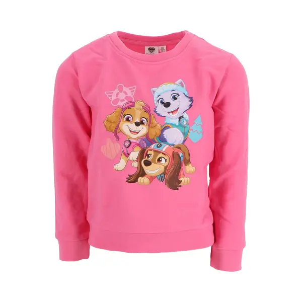 United Labels Paw Patrol Sweatshirt Für Mädchen - Kinder Pullover Oberteil Langarm Pink (De/Nl/Se/Pl, Numerisch, 122, 128, Regular, Pink) thumbnail