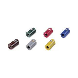 07728 Modelspoor Mof 2.6 Mm 10 Stuk(s) Zonder Dwarsgat Zwart