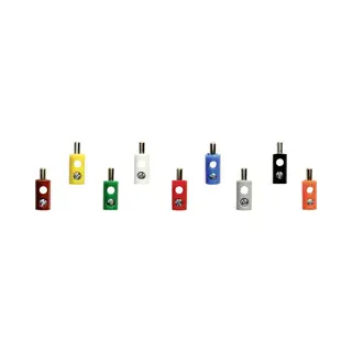 Modelspoor Stekker 2.6 Mm 100 Stuk(s) Blauw, Geel, Grijs, Groen, Bruin, Rood, Oranje, Wit, Zwart