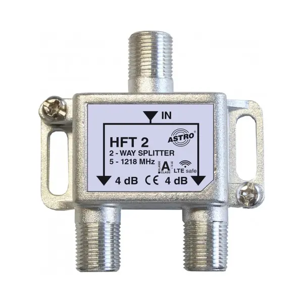 Astro 00408025 Kabel splitter/combiner Kabelsplitter Zilver thumbnail