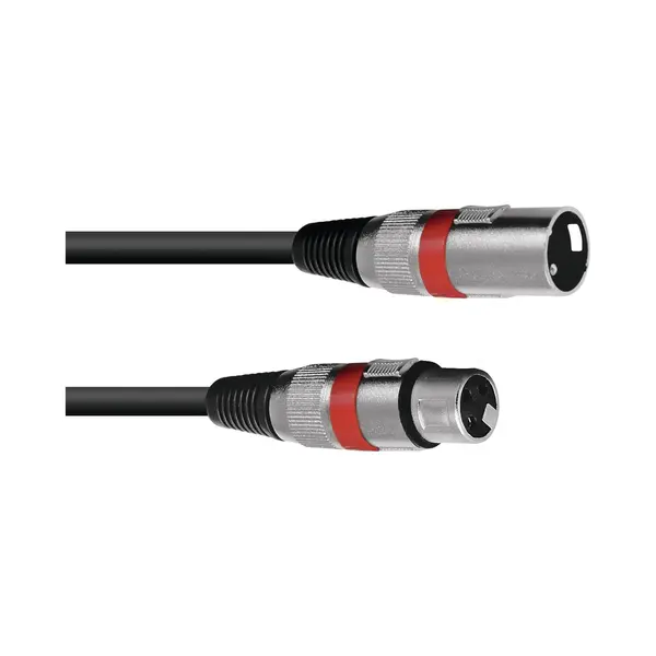 Omnitronic 30220401 audio kabel 0,5 m Xlr (3-pin) Zwart thumbnail