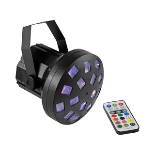 Eurolite 51918230 Mini Z-20 Led Light Small Derby 4 LEDs Rgbw Remote