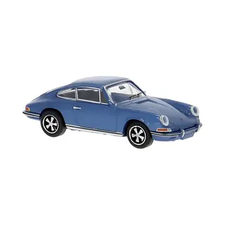 Tarmac Brekina Modelauto - Porsche 911 - Blauw - 4, 5 X 2 Cm - Schaalmodel